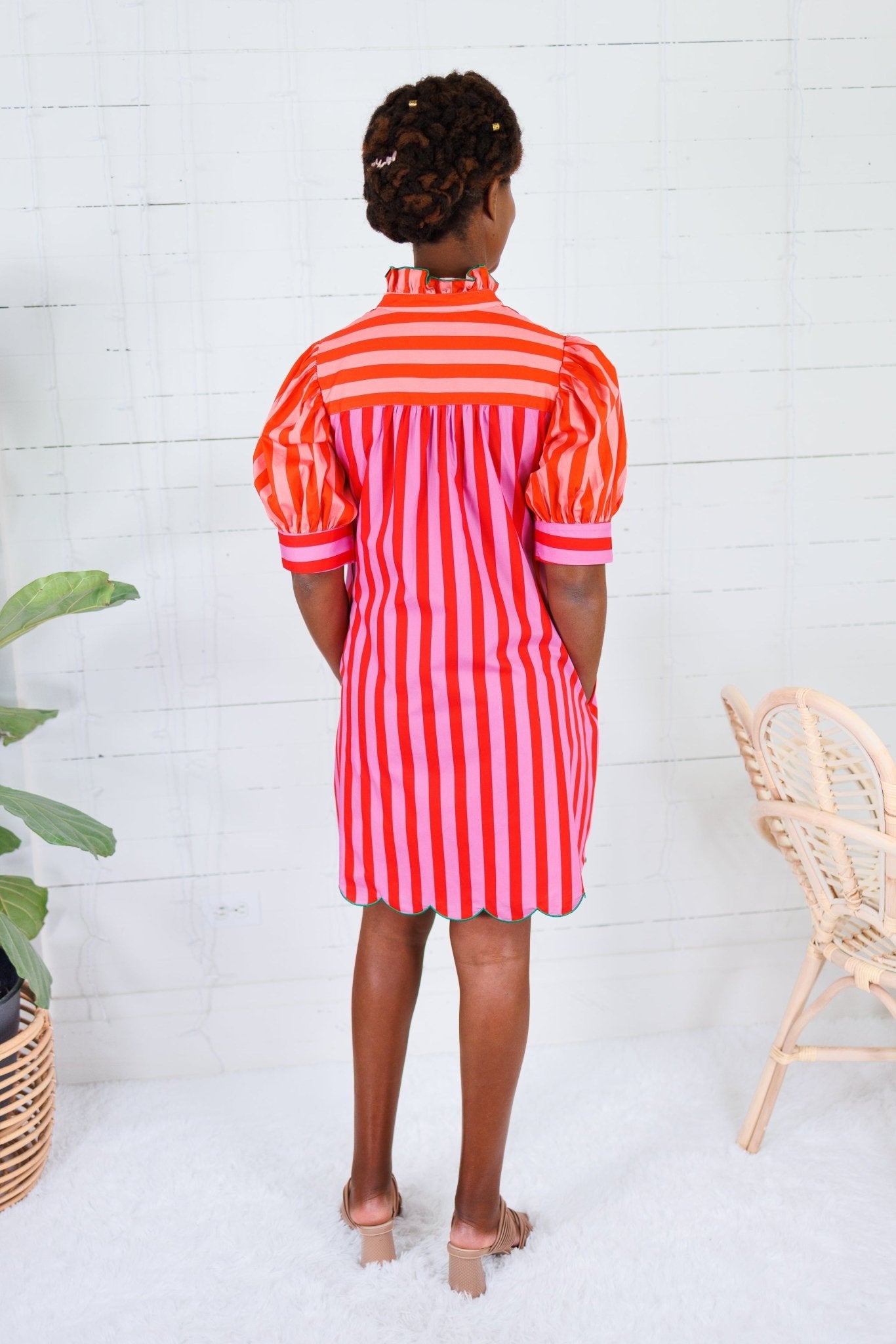 Sinclair Hot Stripes Color Block Mini Dress Karlie 