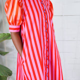 Sinclair Hot Stripes Color Block Mini Dress Karlie 