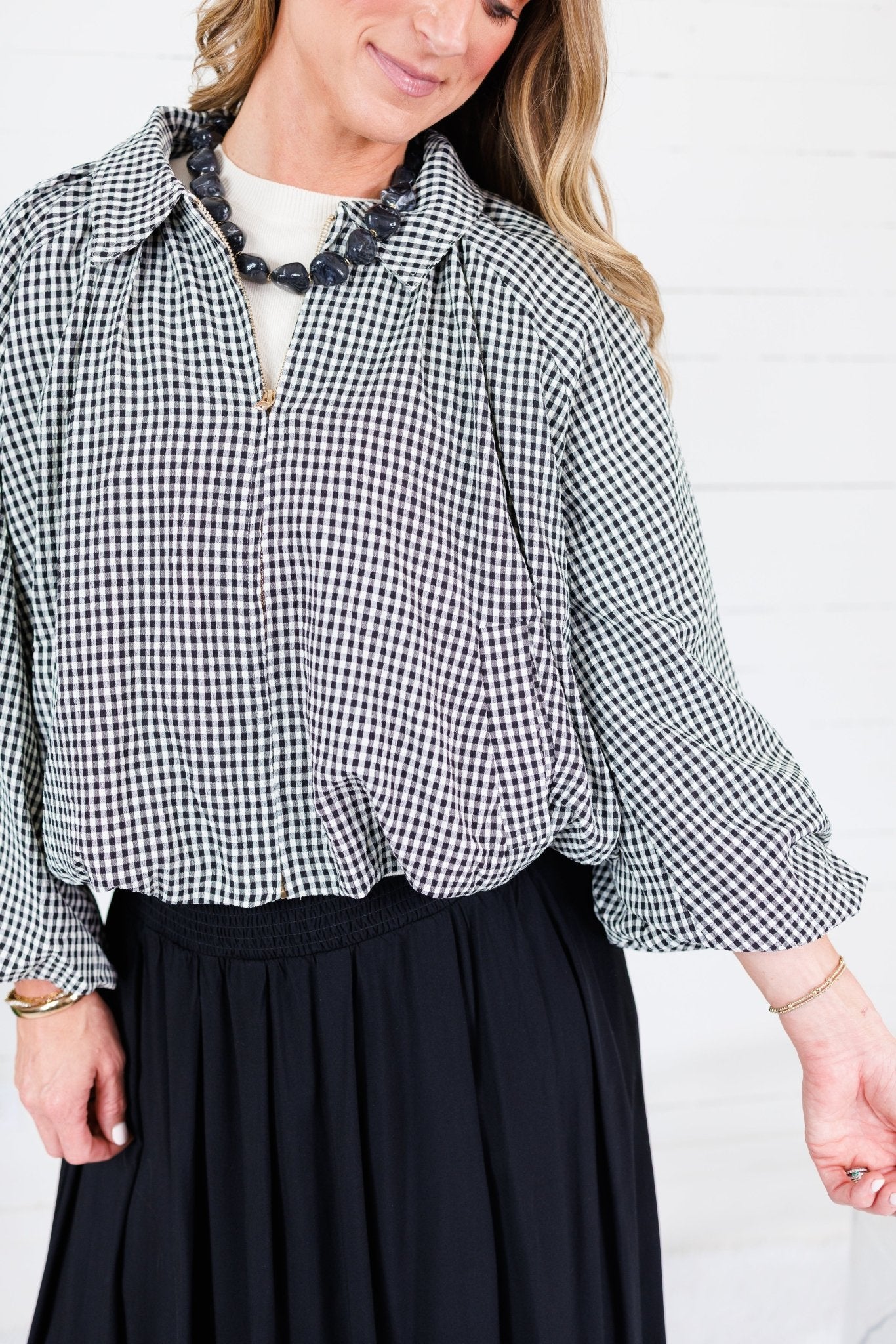 Sissy Black Smocked Waist Skirt Be Cool