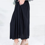 Sissy Black Smocked Waist Skirt Be Cool