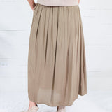 Sissy Moss Smocked Waist Skirt Be Cool