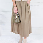 Sissy Moss Smocked Waist Skirt Be Cool