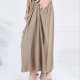 Sissy Moss Smocked Waist Skirt Be Cool