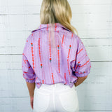 Sloan Lilac Fleur Path Top Adrienne