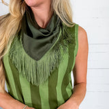 Solid Fringe Scarf