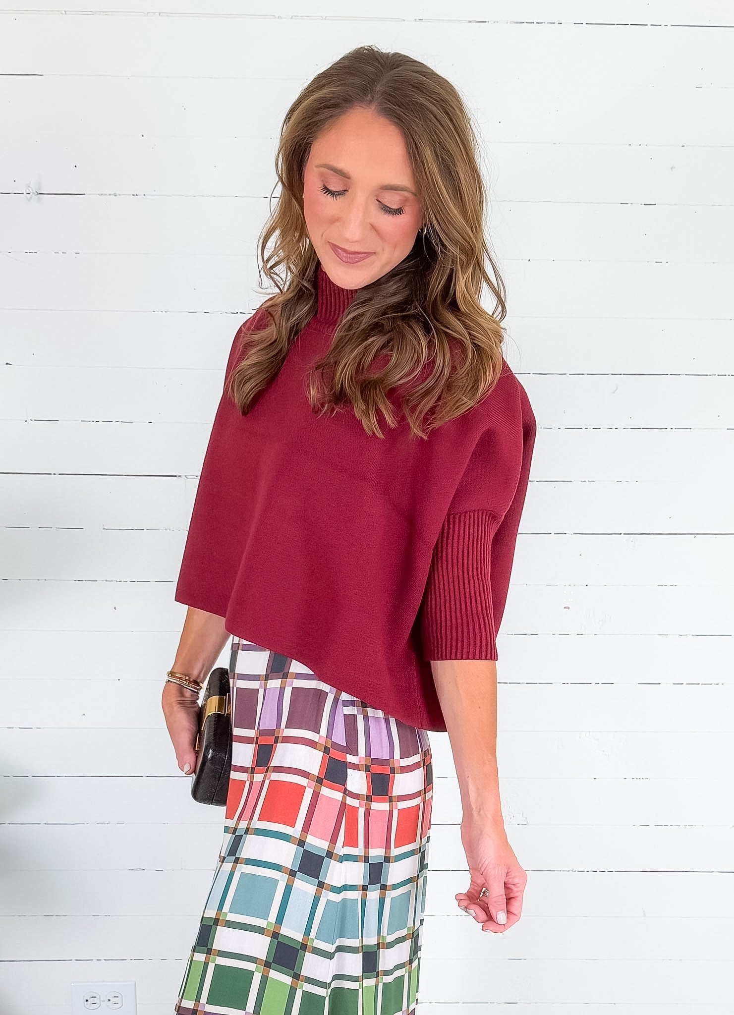 Sophia Mulberry Wine Sweater Briton Court