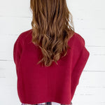 Sophia Mulberry Wine Sweater Briton Court