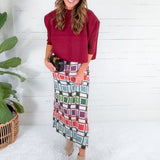 Sophia Mulberry Wine Sweater Briton Court