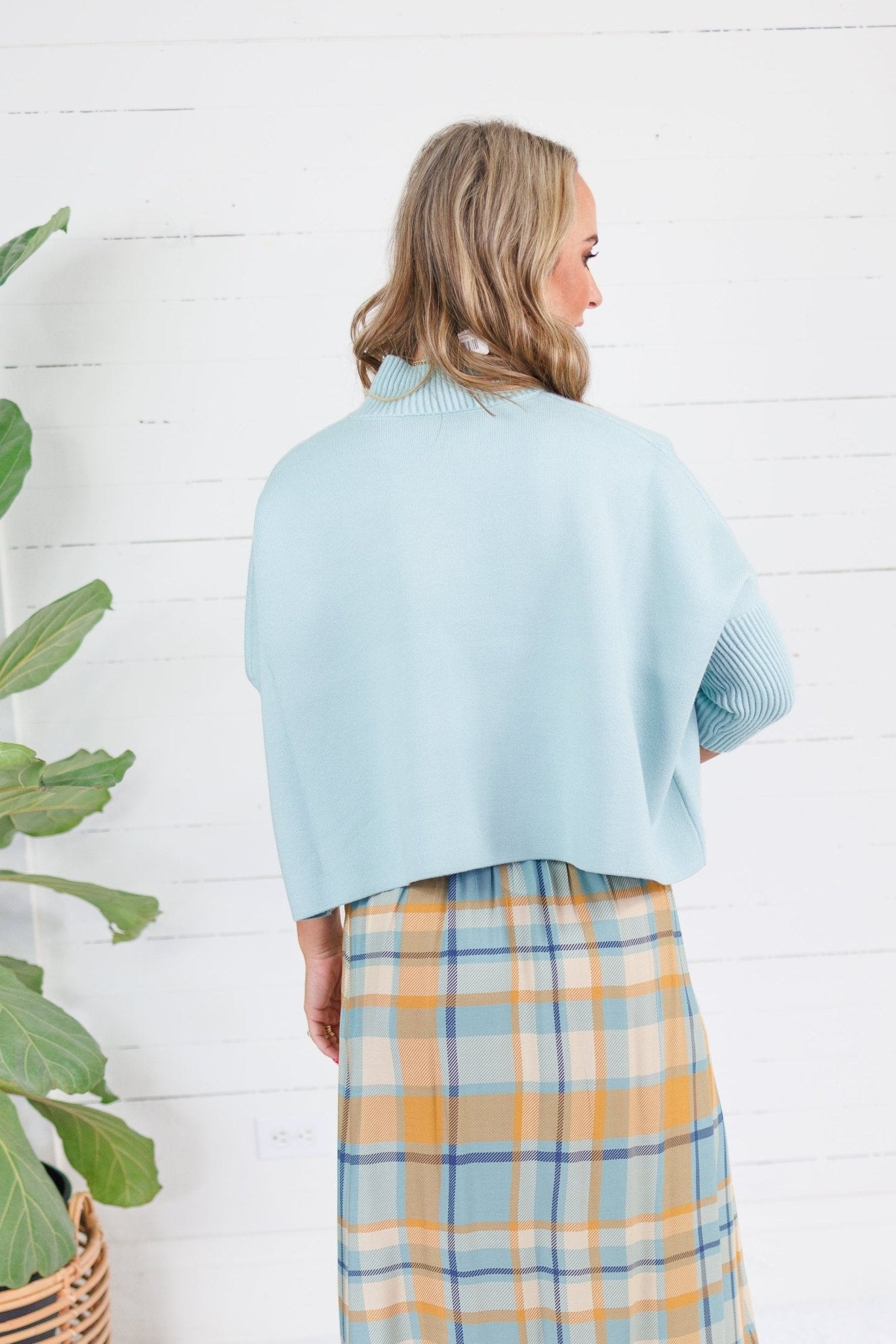 Sophia Sea Glass Sweater Briton Court