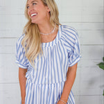 Sophie Sky Ten Stripes Top Adrienne