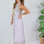 Stephe Lilac Maxi Dress Briton Court