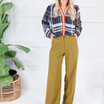 Sycamore Chartreuse Wide Leg Trouser Pants Lucy Paris