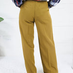 Sycamore Chartreuse Wide Leg Trouser Pants Lucy Paris