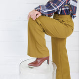 Sycamore Chartreuse Wide Leg Trouser Pants Lucy Paris