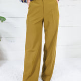 Sycamore Chartreuse Wide Leg Trouser Pants Lucy Paris
