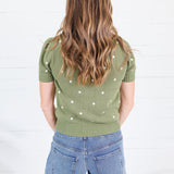 Sycamore Olive Dotty Sweater Sunday Edition