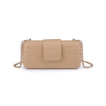 Sylvi Woven Checkerboard Clutch Handbag - A4 Accessories - Handbags - Clover + Bee