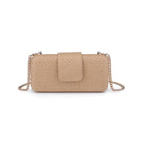 Sylvi Woven Checkerboard Clutch Handbag - A4 Accessories - Handbags - Clover + Bee
