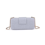 Sylvi Woven Checkerboard Clutch Handbag - A4 Accessories - Handbags - Clover + Bee
