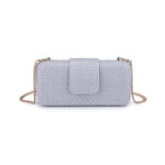 Sylvi Woven Checkerboard Clutch Handbag - A4 Accessories - Handbags - Clover + Bee