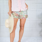Tabitha Garden Gala Jacquard Shorts Sincerely Ours