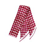 Tailgate Crimson Check Twilly - A3 Accessories - miscellanous - Clover + Bee