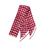 Tailgate Crimson Check Twilly - A3 Accessories - miscellanous - Clover + Bee