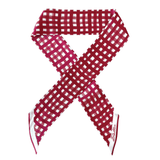 Tailgate Crimson Check Twilly - A3 Accessories - miscellanous - Clover + Bee