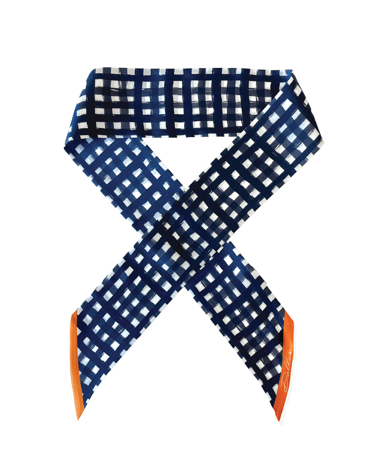Tailgate Navy Check Twilly - A3 Accessories - miscellanous - Clover + Bee