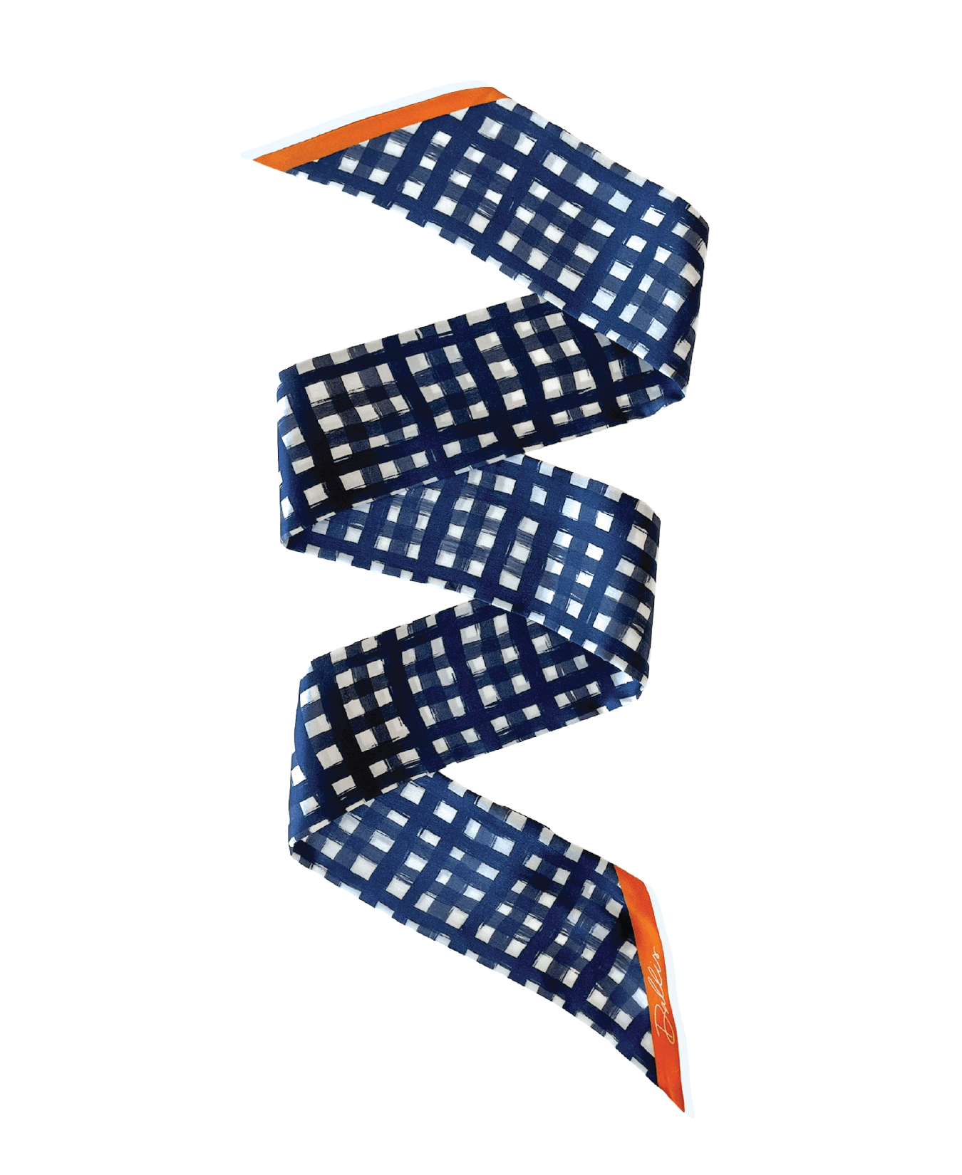 Tailgate Navy Check Twilly - A3 Accessories - miscellanous - Clover + Bee