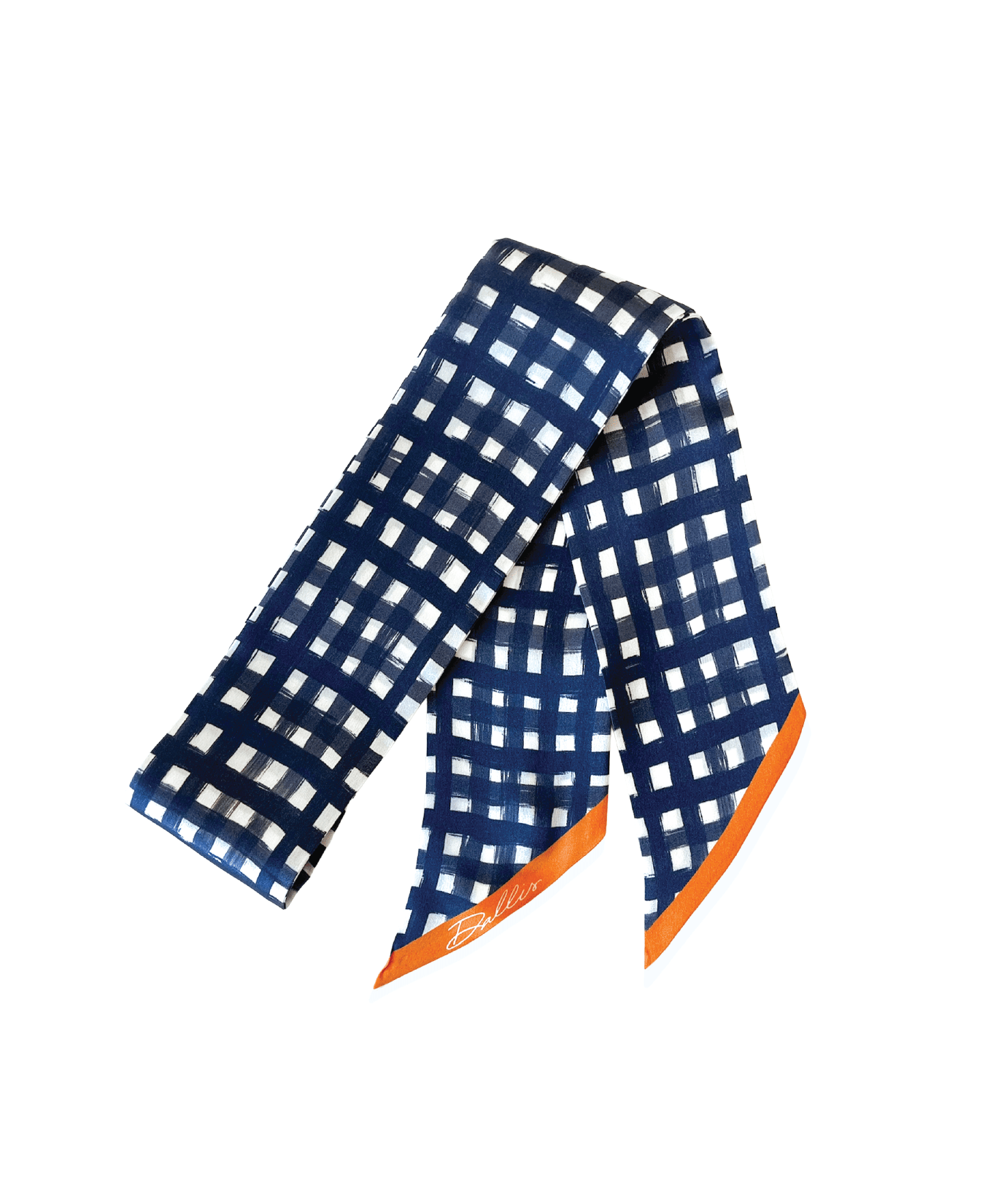 Tailgate Navy Check Twilly - A3 Accessories - miscellanous - Clover + Bee
