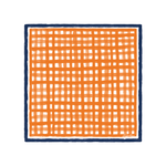 Tailgate Orange + Navy Check Scarf - A3 Accessories - miscellanous - Clover + Bee