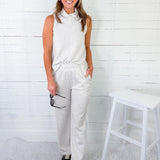 Tanner Grey Scuba Pant Karlie