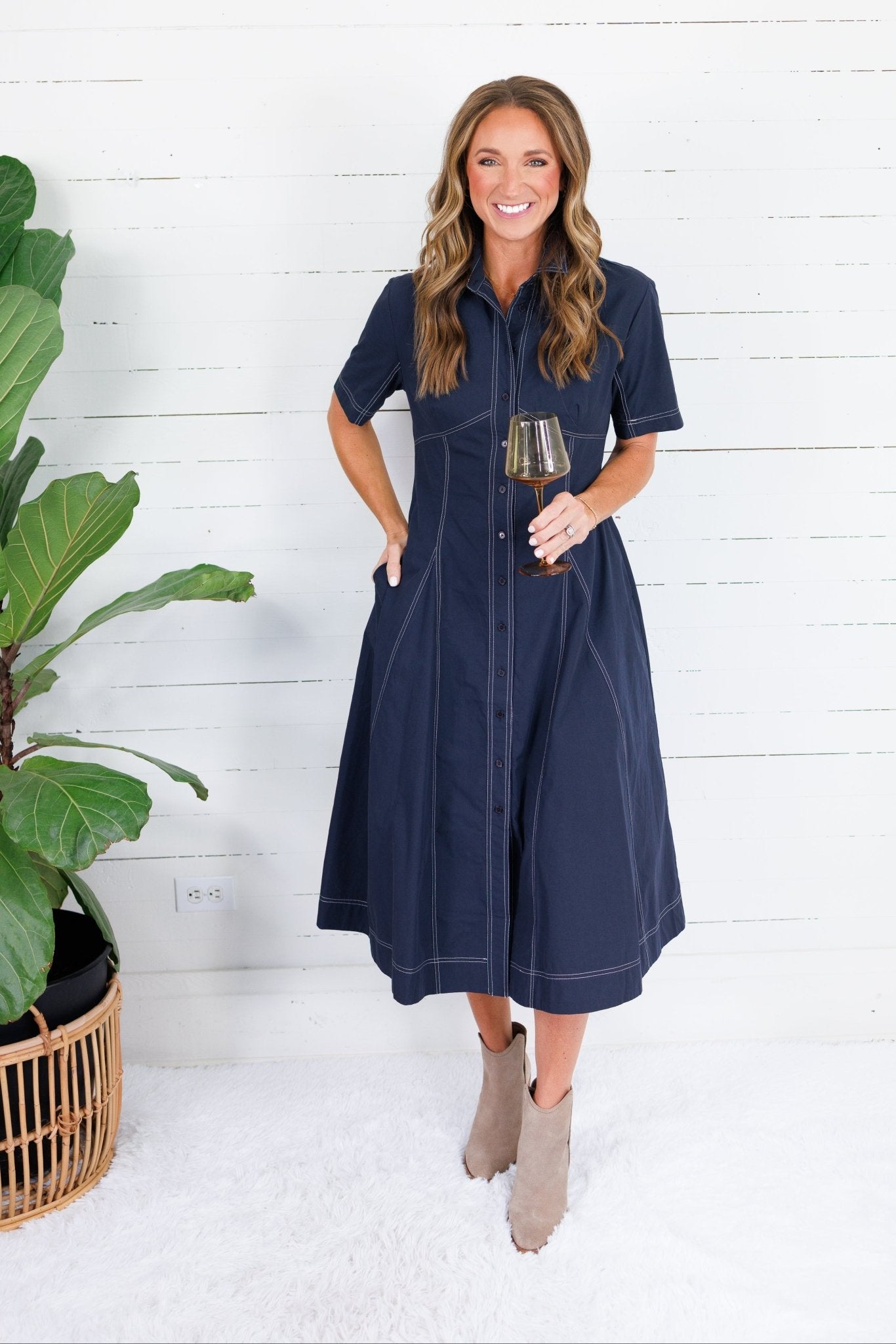 Teaghan Midnight Blue Maxi Dress Eesome
