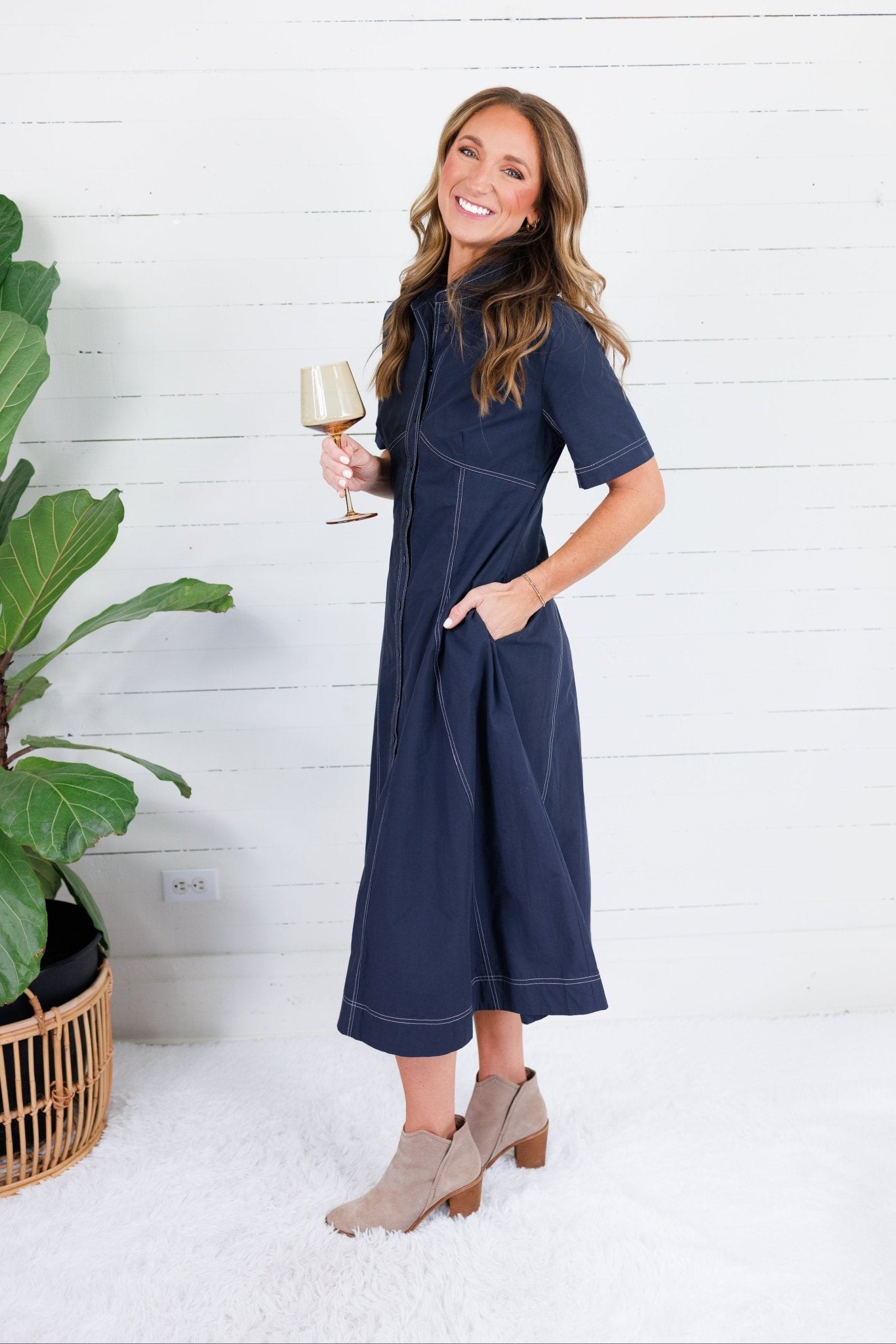 Teaghan Midnight Blue Maxi Dress Eesome