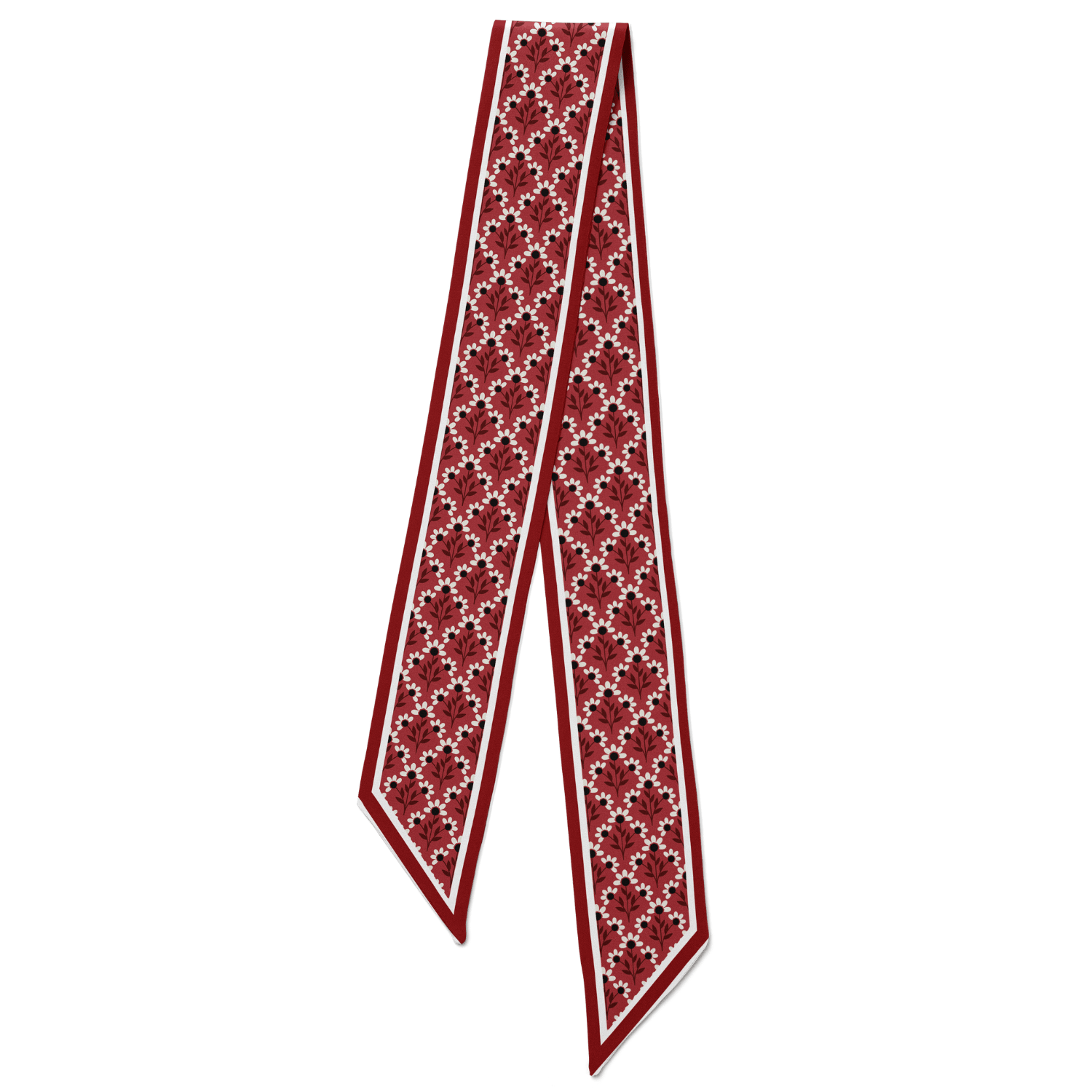 The Skinny Scarf - Crimson - A3 Accessories - miscellanous - Clover + Bee
