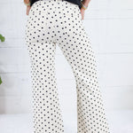 Theo Ecru + Black Dot Stretchy Denim Poppy & Pine