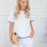 Theo Off White Dottie Top Things Between