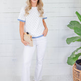 Theo Off White Dottie Top Things Between