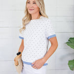 Theo Off White Dottie Top Things Between