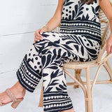 Thomas Black + Sand Wide Leg Pants