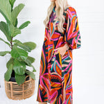 Thornton Black Swirl Abstract Maxi Dress Jodifl