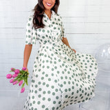 Thornton Ivory + Ivy Polka Dot Dress BIGHIT