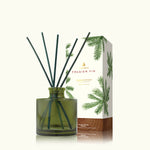Thymes Frasier Fir diffuser with packaging on a white background