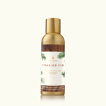 Thymes Frasier Fir fragrance mist bottle on a white background
