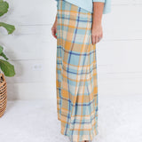 Tiffany Harvest Plaid Maxi Skirt Briton Court