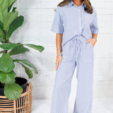 Truman Blue Stripe Top Allie Rose