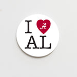 University of Alabama I Heart AL Gameday Button