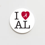 University of Alabama I Heart AL Gameday Button