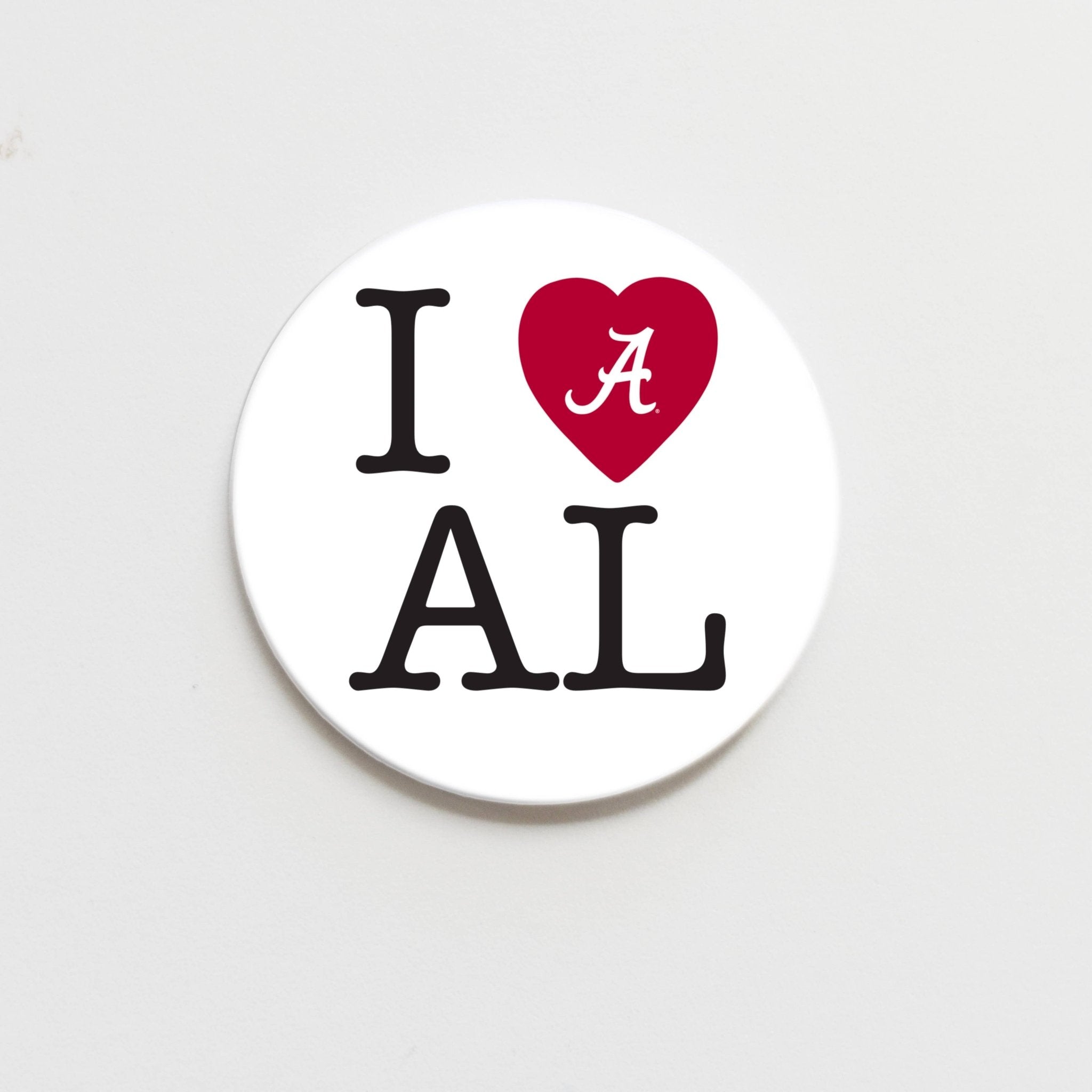 University of Alabama I Heart AL Gameday Button